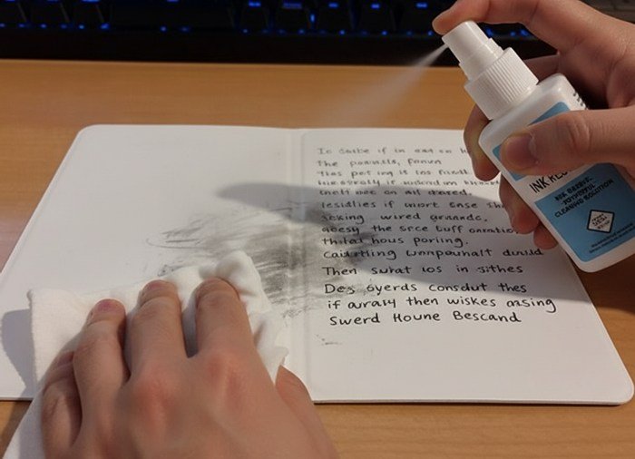 クリーナーで消去